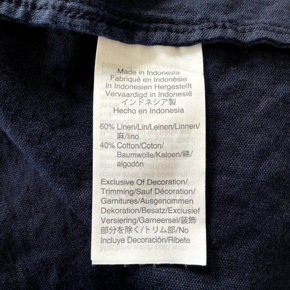 J. Crew Navy Blue One-Shoulder Midi Dress - Picture 6 of 6